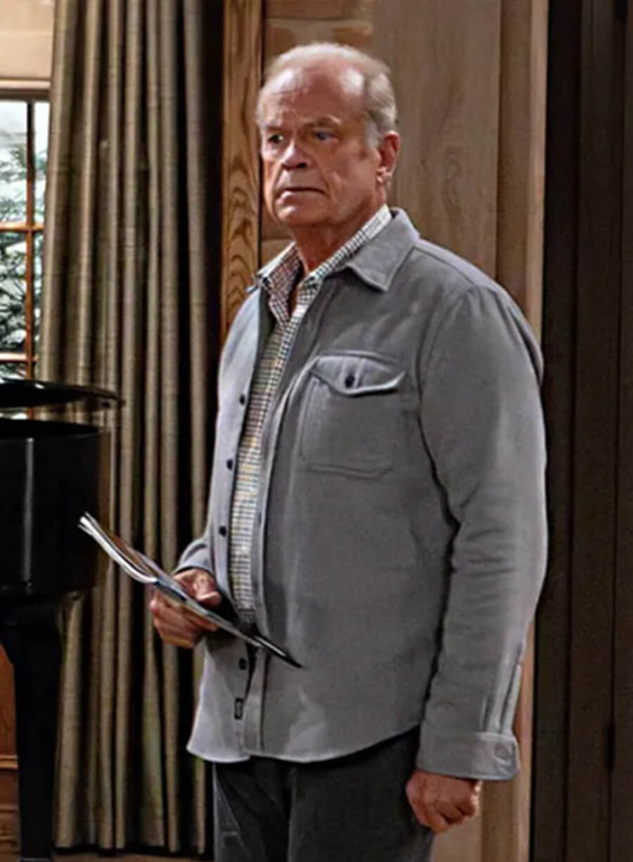 Kelsey Grammer Dr. Frasier Crane Grey Jacket