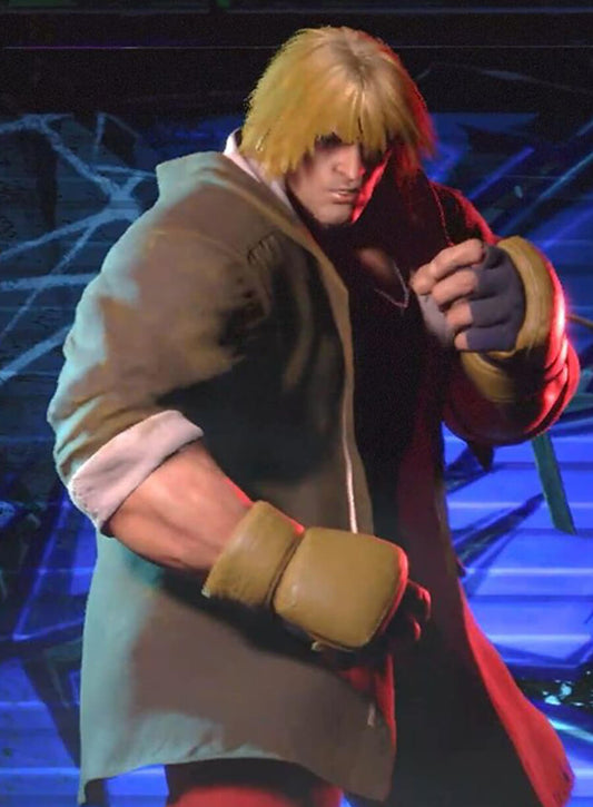 Ken Masters Street Fighter 6 Brown Jacket