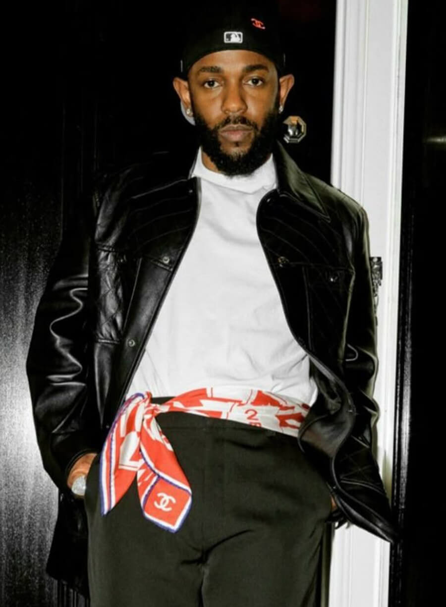 Kendrick Lamar Met Gala Black Leather Jacket
