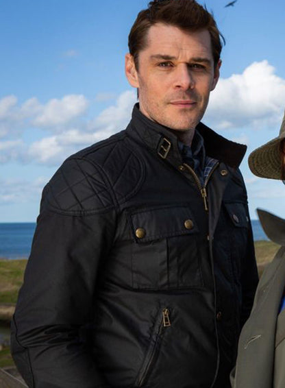 Kenny Doughty Vera Black Leather Jacket
