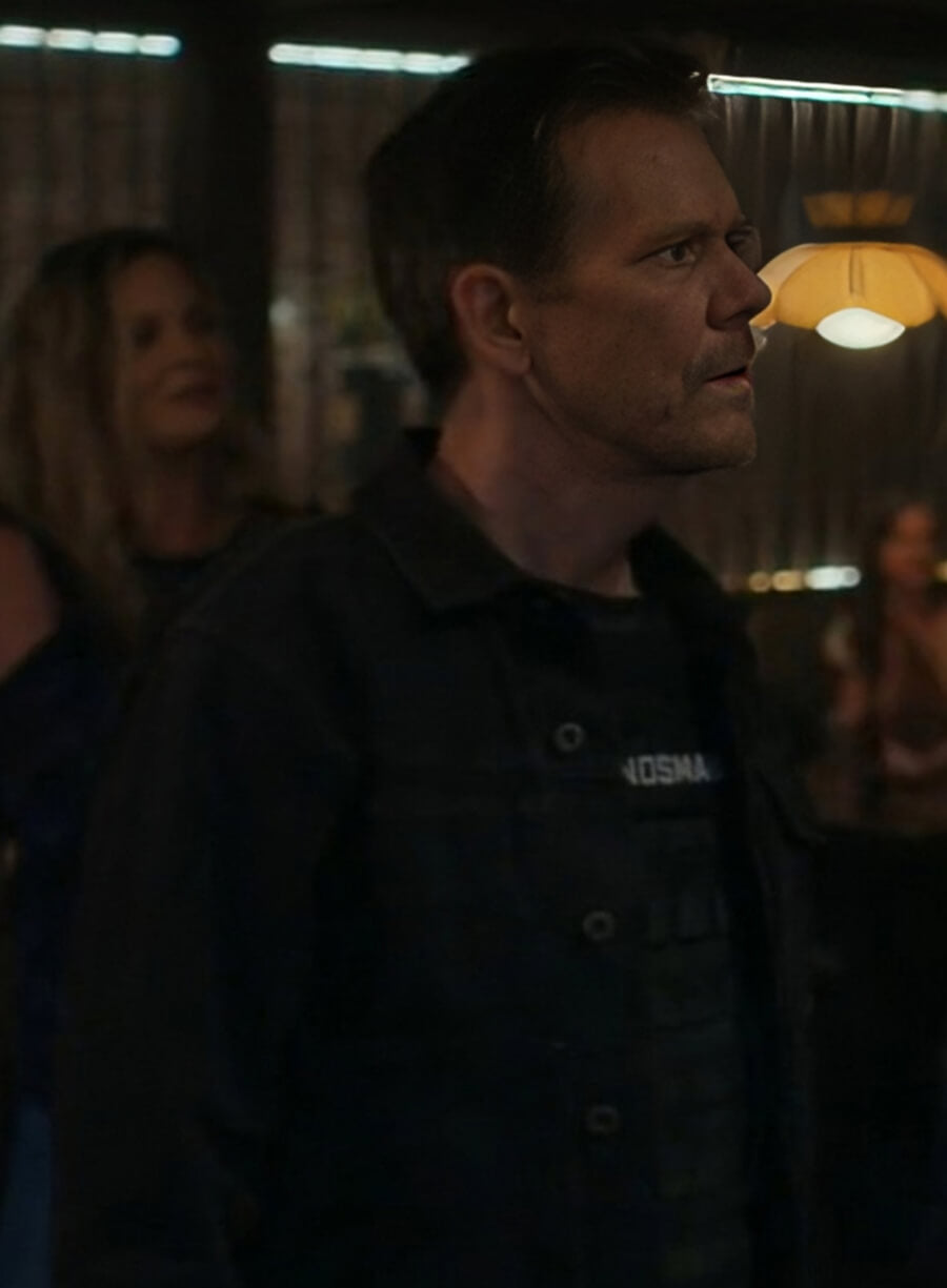 Kevin Bacon The Bondsman Black Denim Jacket