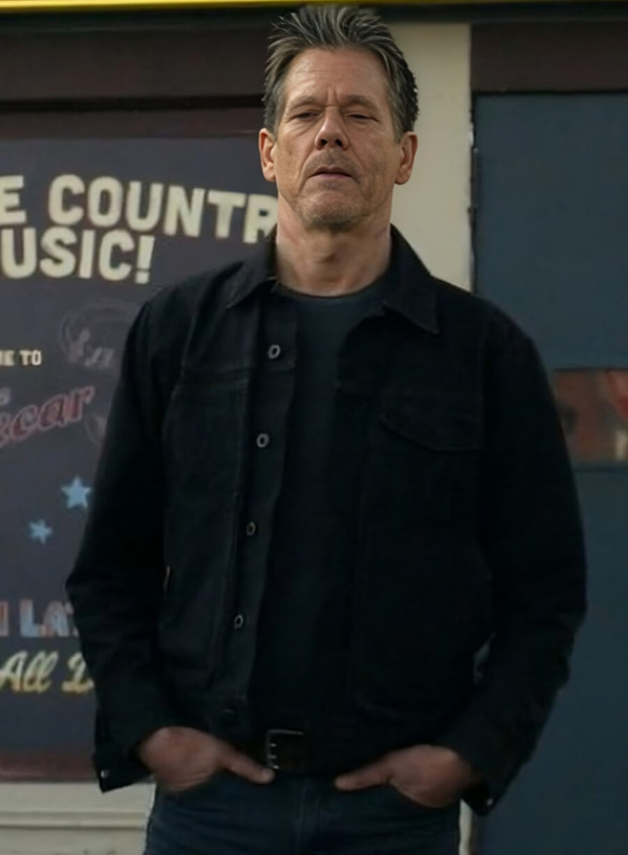 Kevin Bacon The Bondsman Black Denim Jacket