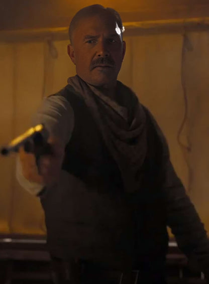 Kevin Costner Horizon An American Saga Grey Vest