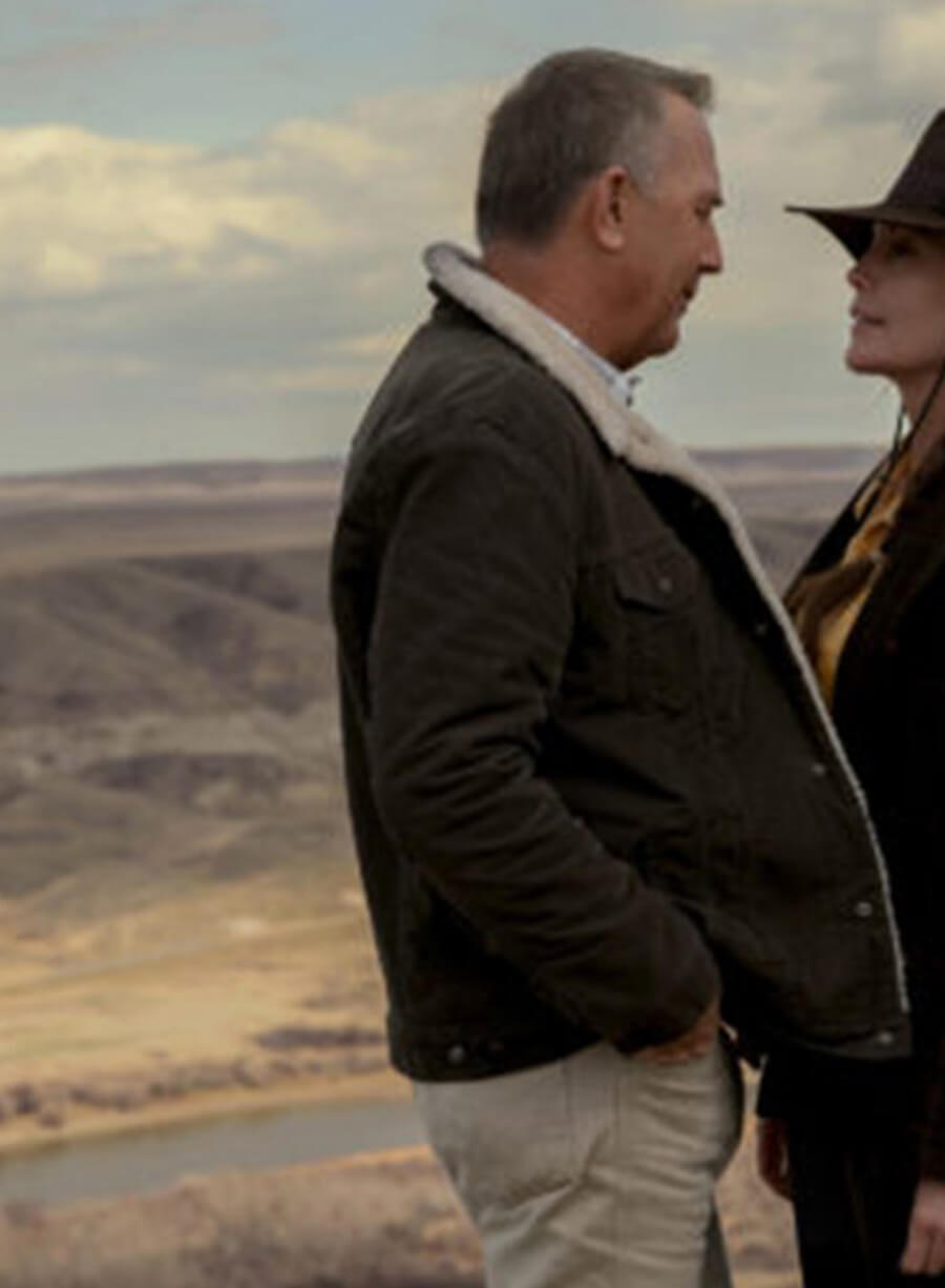 Kevin Costner Let Him Go Black Jacket