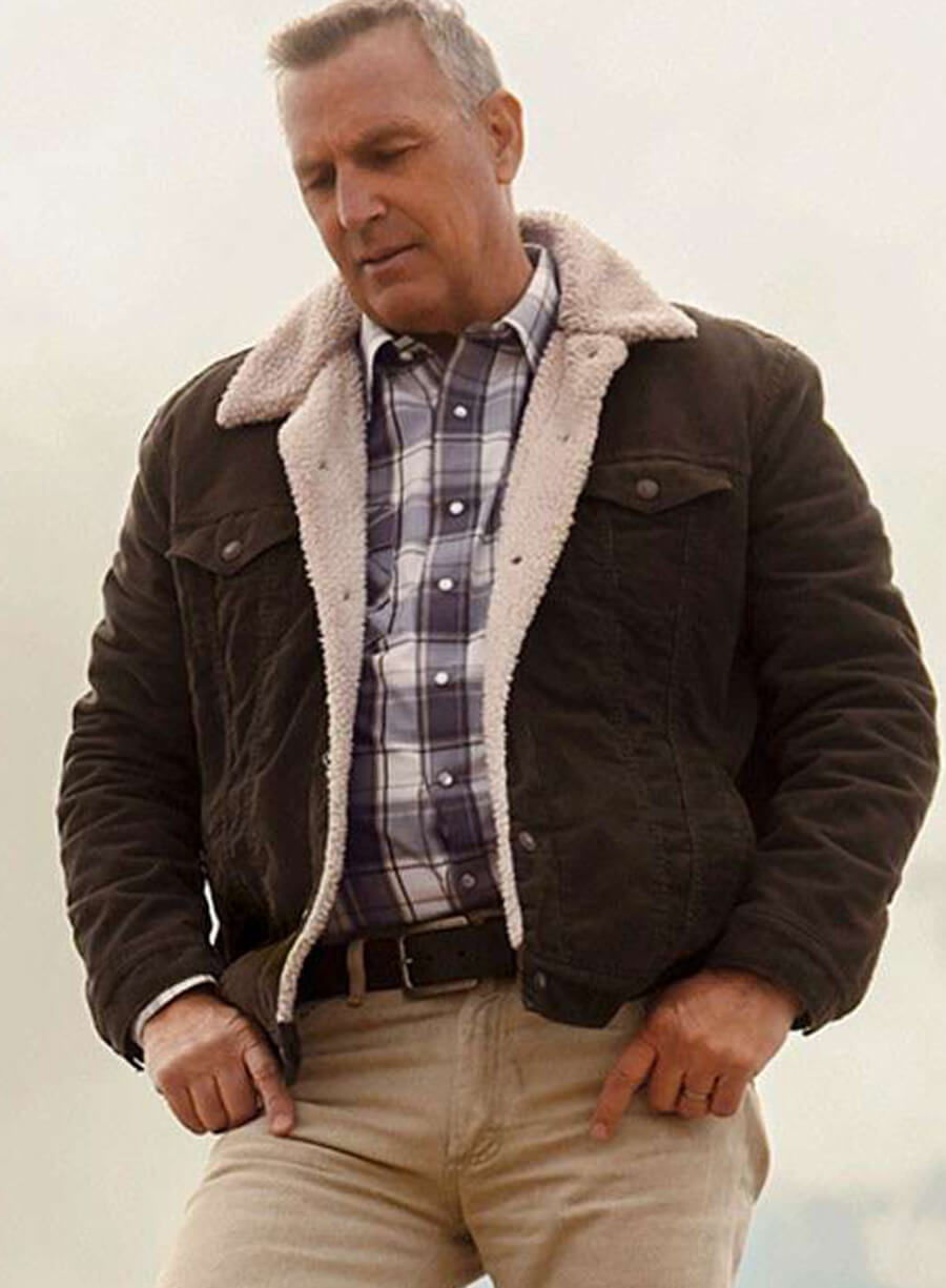 Kevin Costner Let Him Go Black Jacket