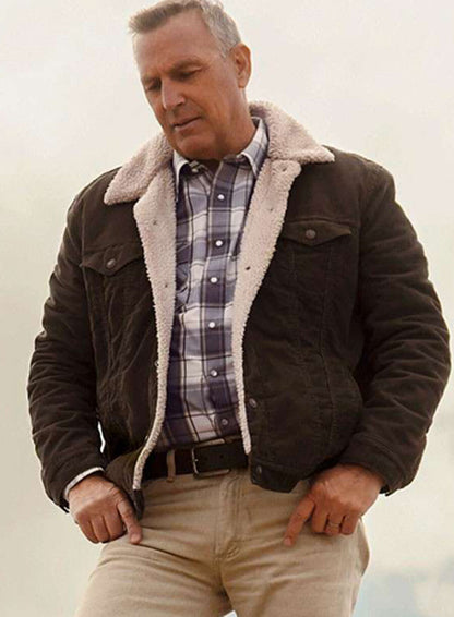 Kevin Costner Let Him Go Black Jacket
