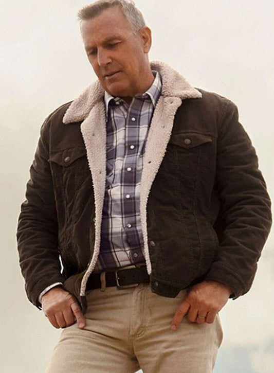 Kevin Costner Let Him Go Black Jacket