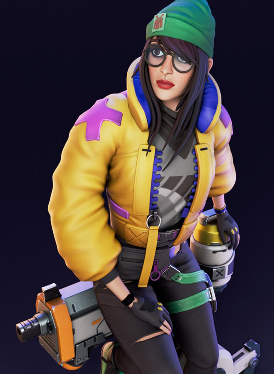 Killjoy Agent Yellow Leather Jacket