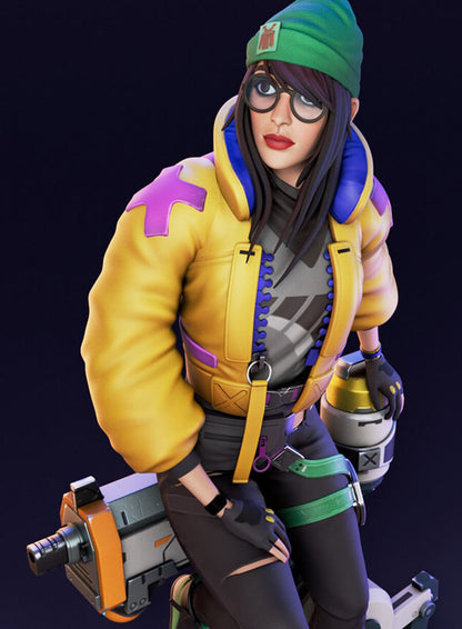 Killjoy Agent Yellow Leather Jacket