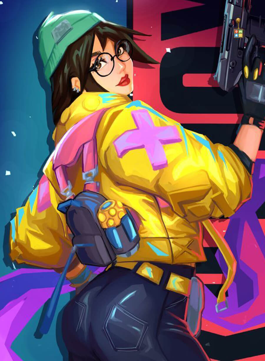 Killjoy Agent Yellow Leather Jacket