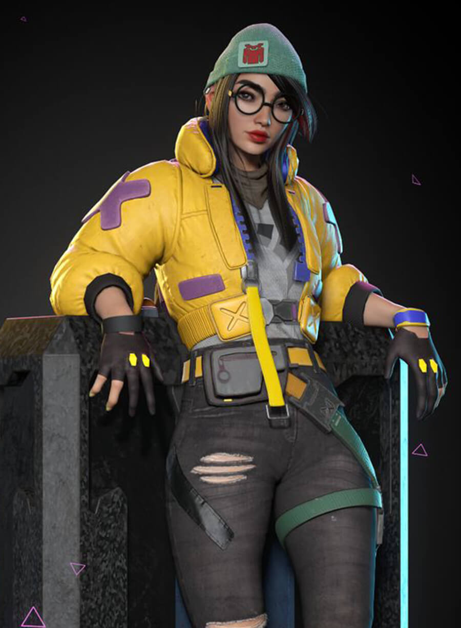 Killjoy Agent Yellow Leather Jacket