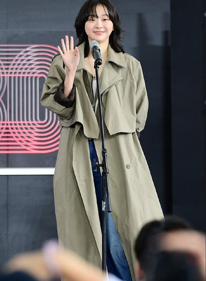 Kim Da-mi The Great Flood Trench Coat