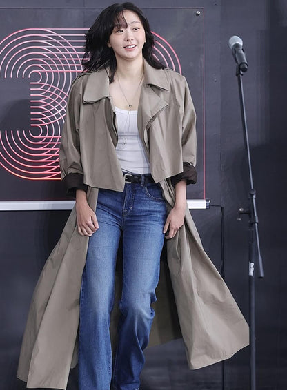 Kim Da-mi The Great Flood Trench Coat
