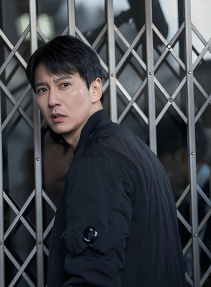 Kim Nam-gil Trigger 2025 Black Jacket