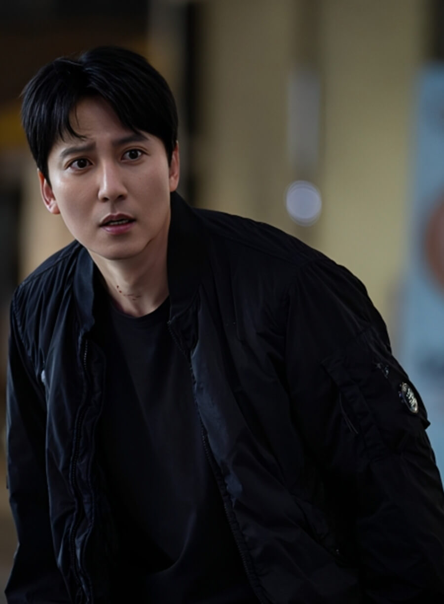 Kim Nam-gil Trigger 2025 Black Jacket