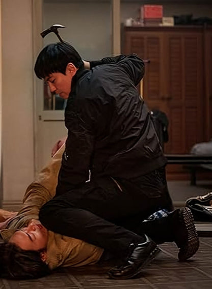 Kim Nam-gil Trigger 2025 Black Jacket