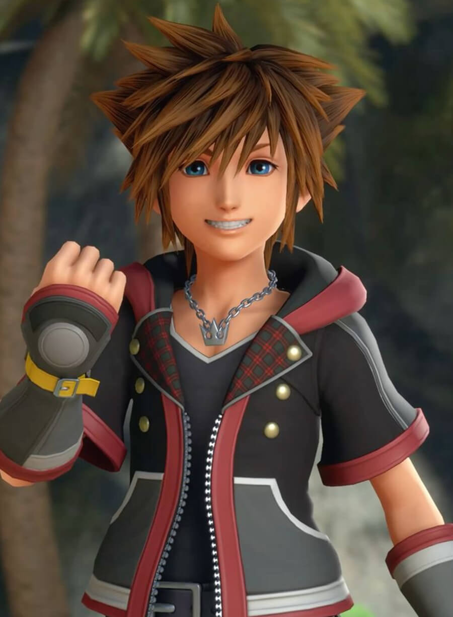 Kingdom Hearts III Sora Black Leather Jacket