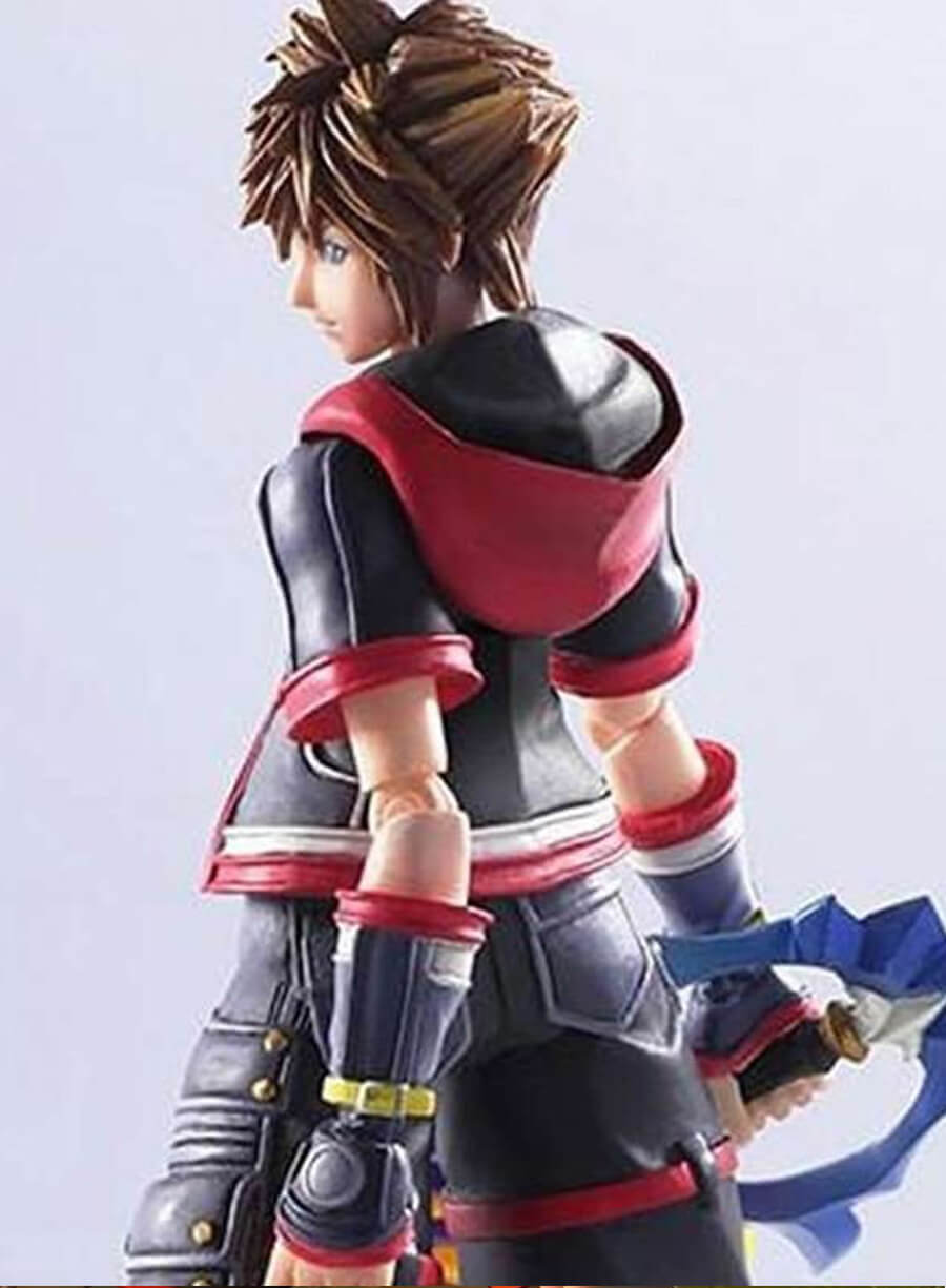 Kingdom Hearts III Sora Black Leather Jacket