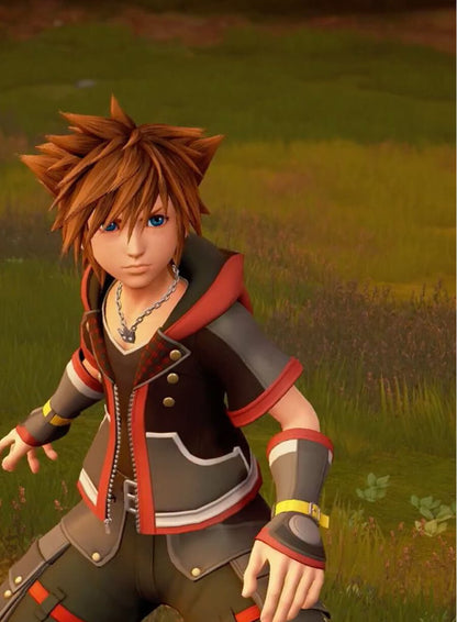 Kingdom Hearts III Sora Black Leather Jacket