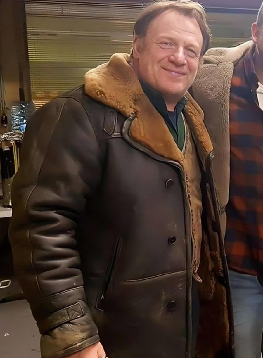 Kinney Edwards Gangs of London Brown Leather Coat