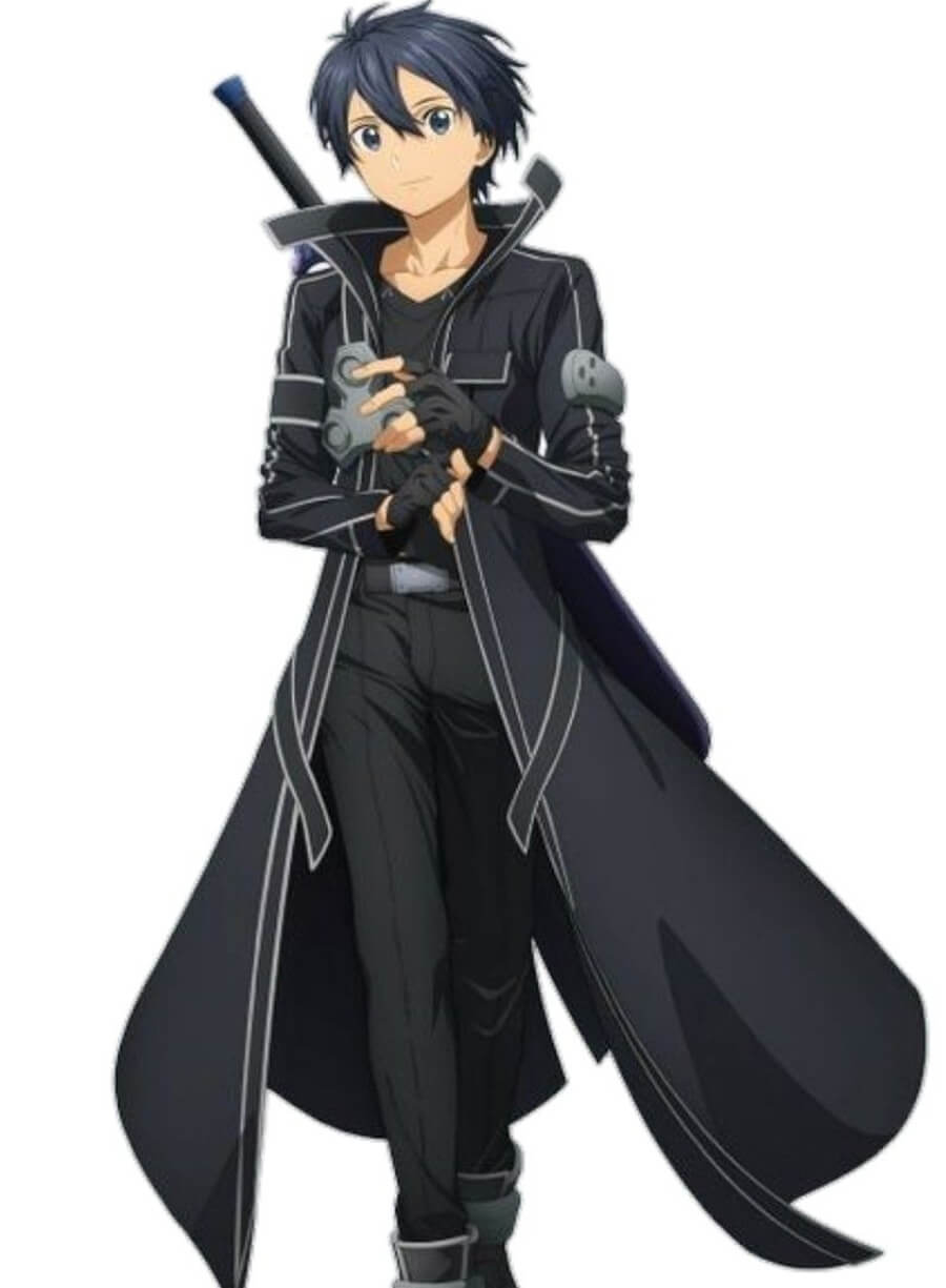 Kirito Sword Art Online Black Leather Coat
