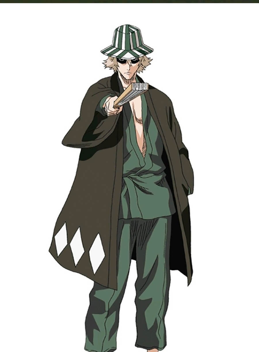 Kisuke Urahara Bleach Black haori Jacket