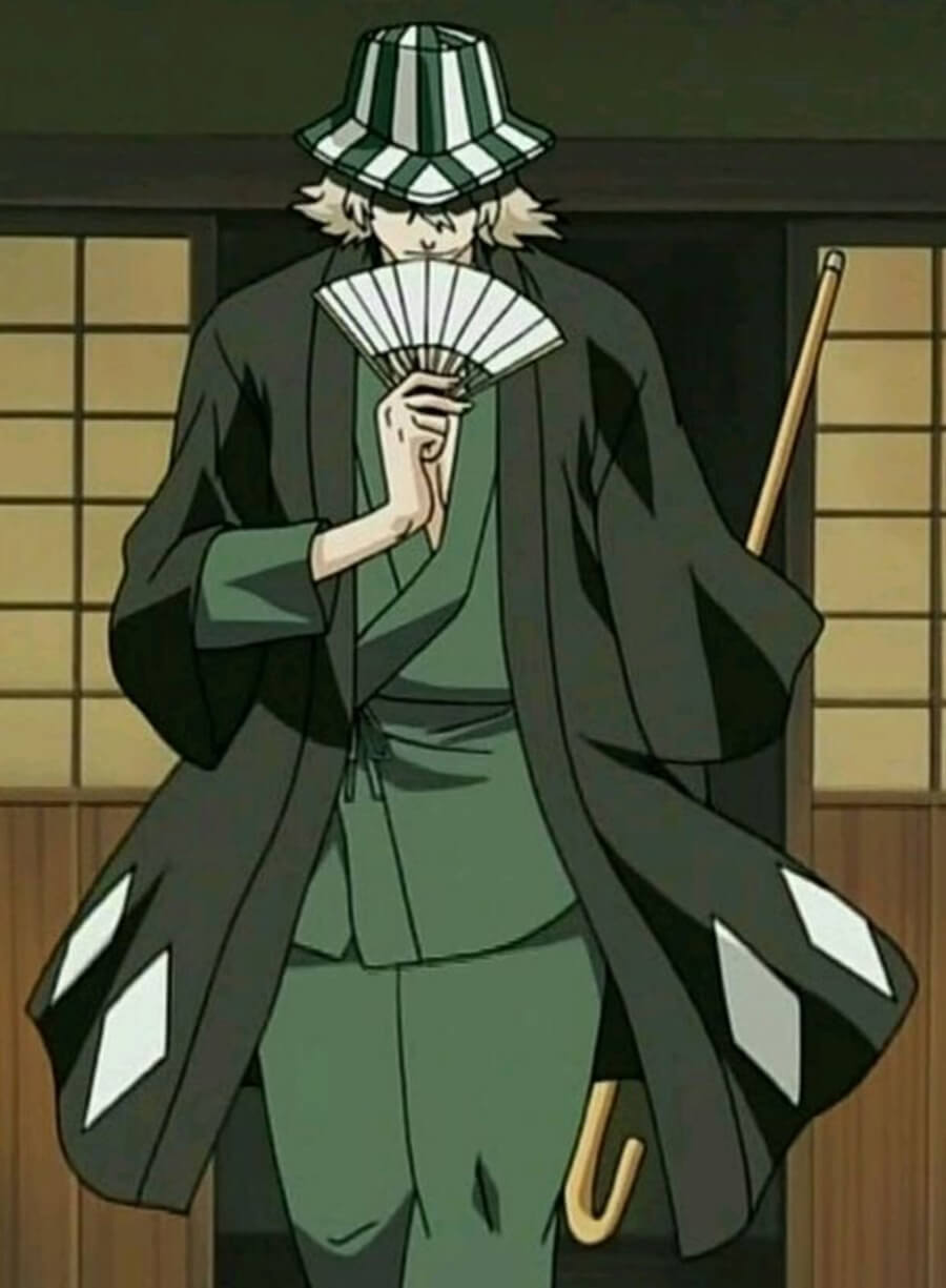 Kisuke Urahara Bleach Black haori Jacket