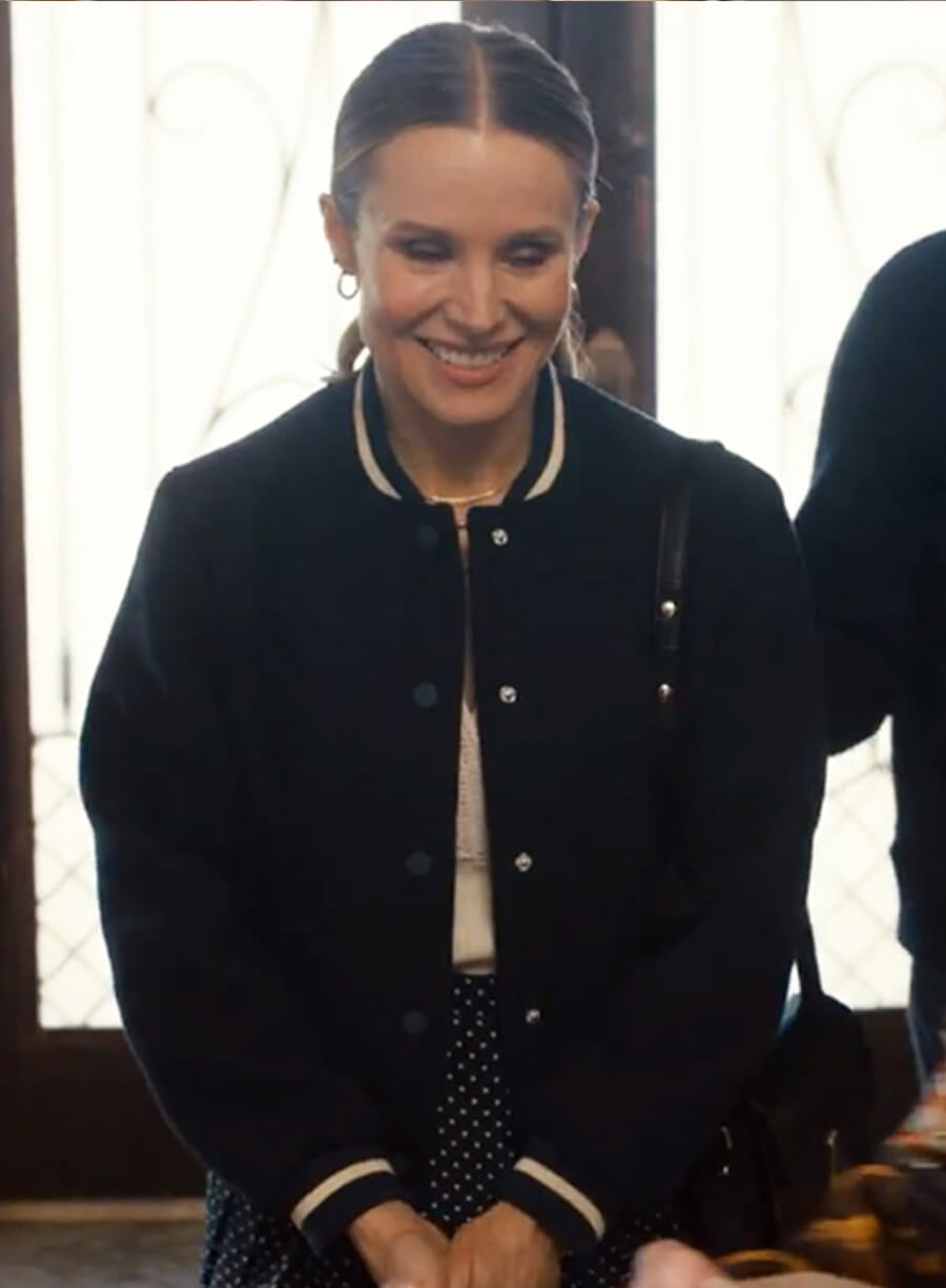 kristen bell Nobody Wants This 2024 Bomber Jacket