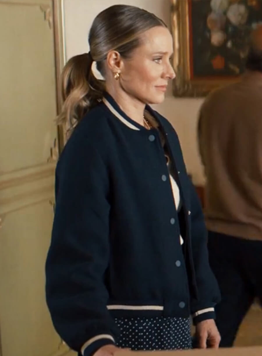 kristen bell Nobody Wants This 2024 Bomber Jacket