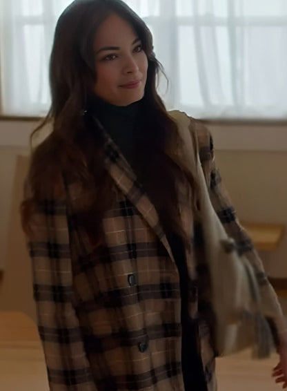 Kristin Kreuk Murder in a Small Plaid Coat