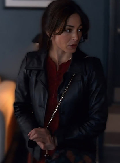 Kristin Kreuk Murder in a Small Town Black Jacket