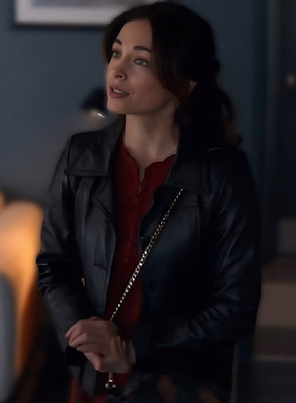 Kristin Kreuk Murder in a Small Town Black Jacket