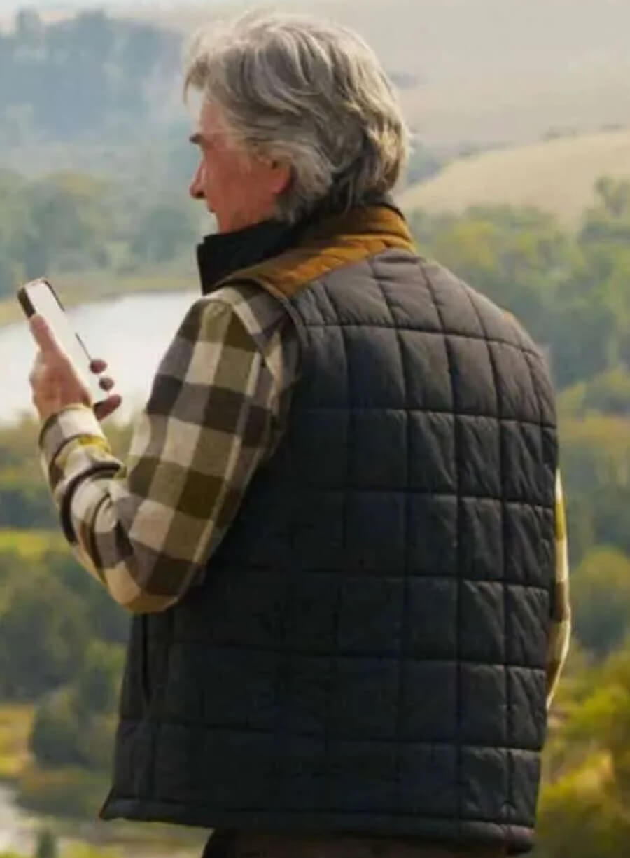 Kurt Russell The Madison Black Quilted Vest