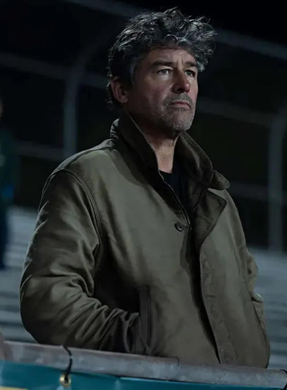 Kyle Chandler Lanterns 2026 Brown Cotton Jacket