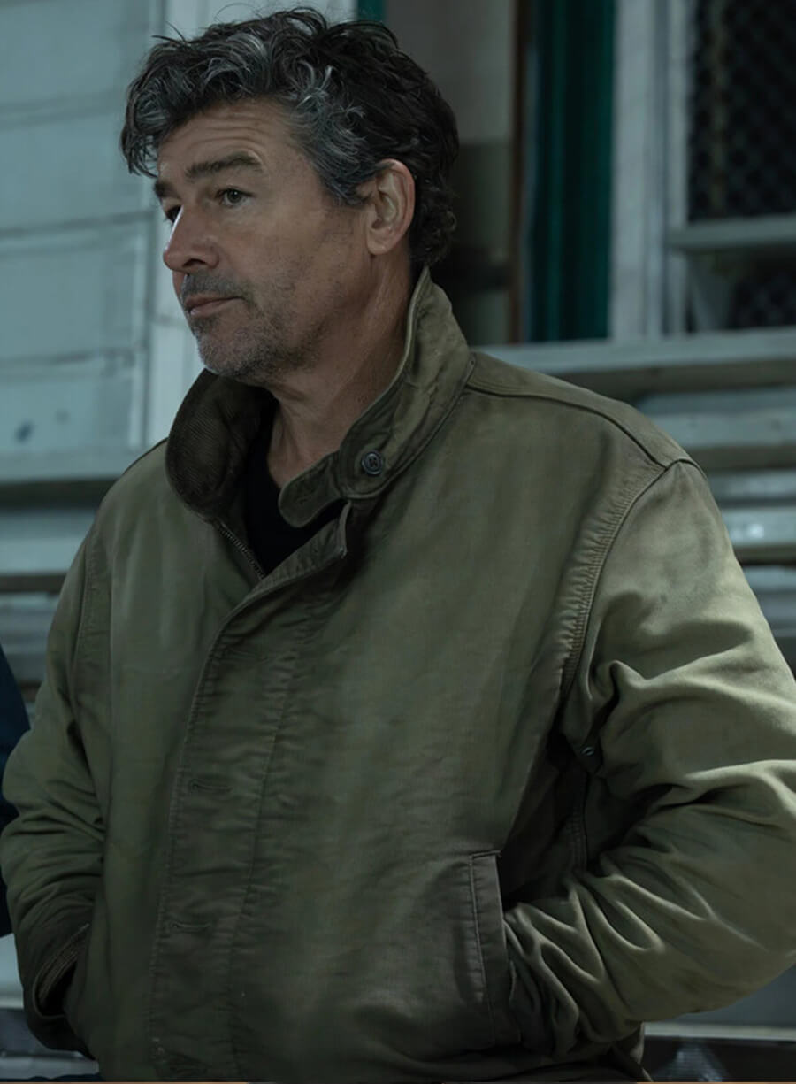 Kyle Chandler Lanterns 2026 Brown Cotton Jacket