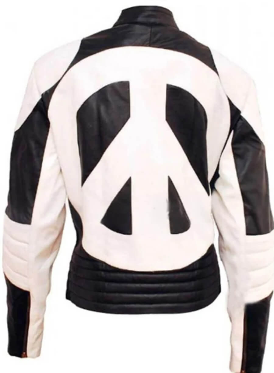 Kylie Minogue Red Heart Timebomb Leather Jacket
