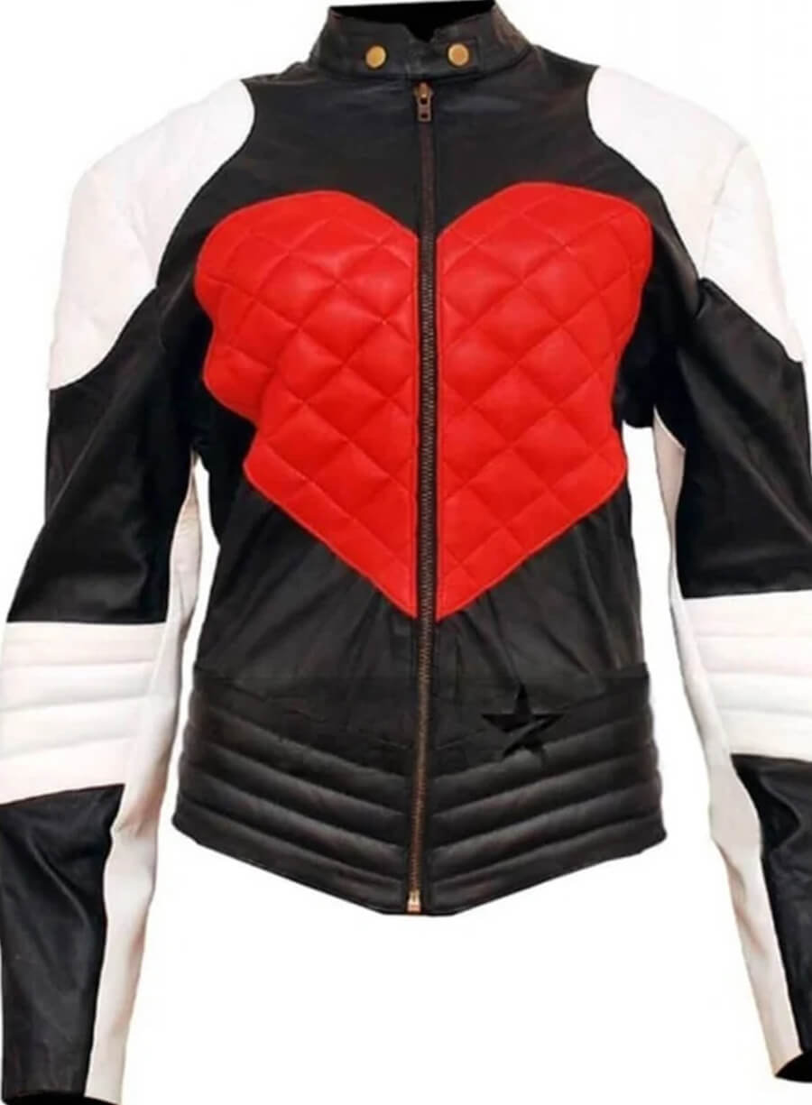 Kylie Minogue Red Heart Timebomb Leather Jacket