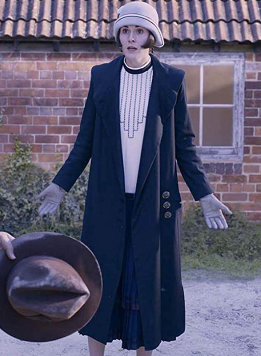 Lady Mary Downton Abbey Green Coat