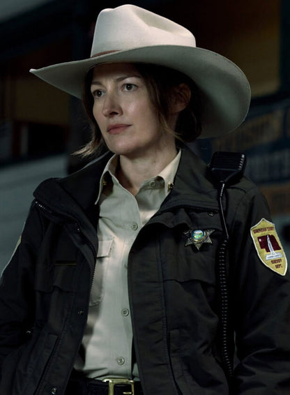 Lanterns 2026 Kelly Macdonald Black Jacket
