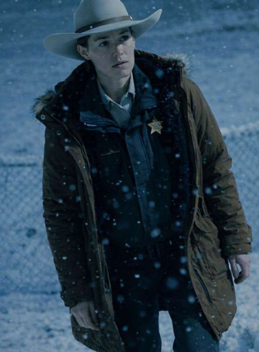 Lanterns 2026 Sheriff Kerry Kane Green Fur Coat