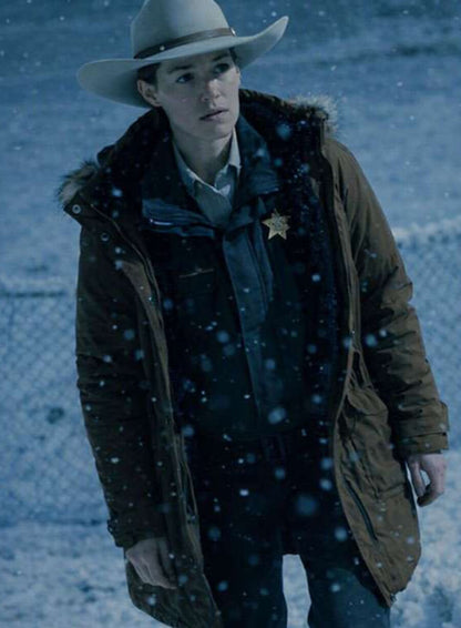 Lanterns 2026 Sheriff Kerry Kane Green Fur Coat