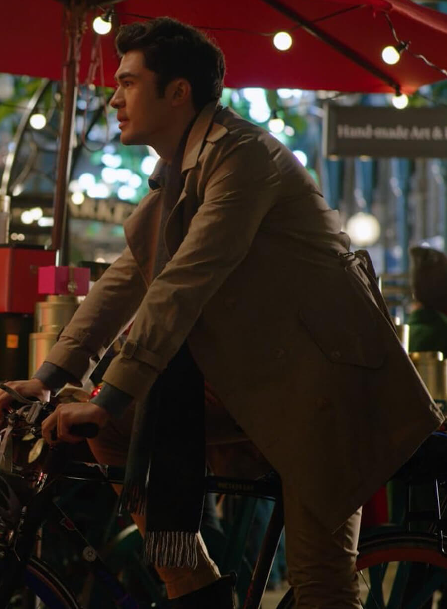 Last Christmas Henry Golding Beige Coat