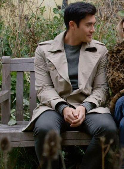 Last Christmas Henry Golding Beige Coat
