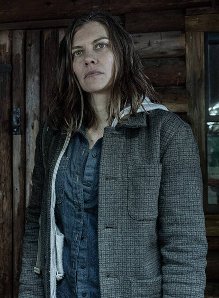  Lauren Cohan The Walking Dead: Dead City S03 Houndstooth Jacket