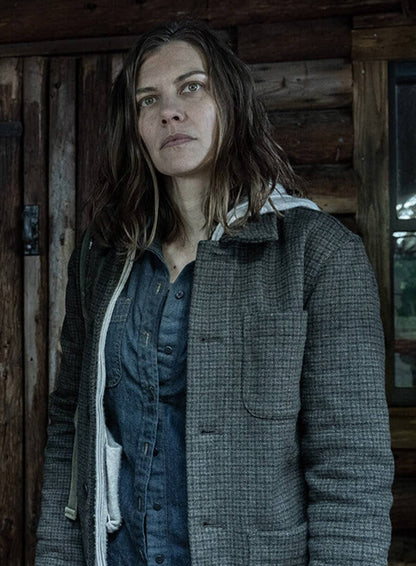  Lauren Cohan The Walking Dead: Dead City S03 Houndstooth Jacket