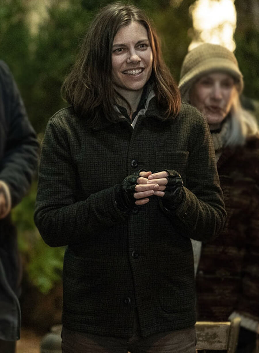  Lauren Cohan The Walking Dead: Dead City S03 Houndstooth Jacket