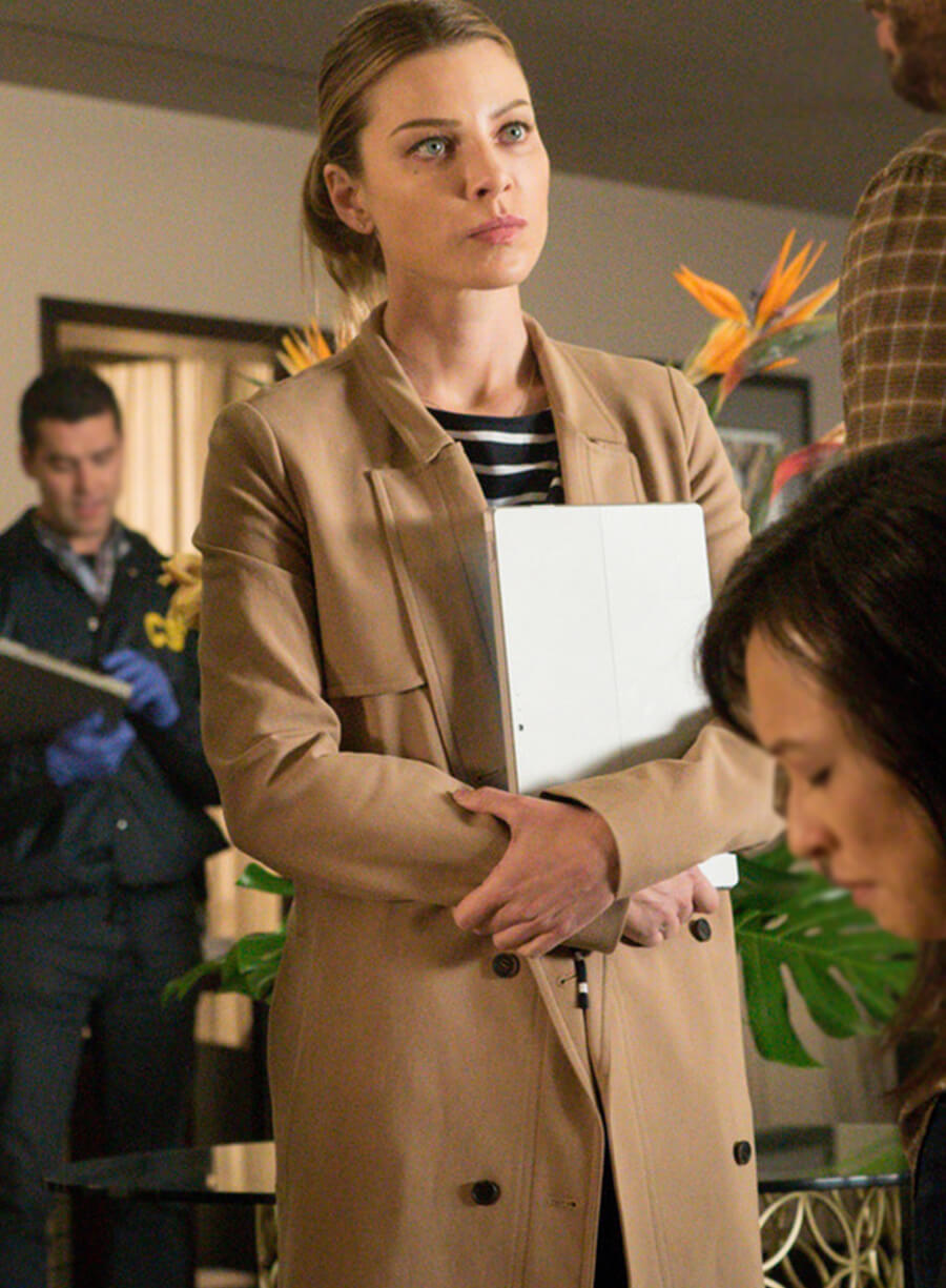 Lauren German Lucifer S1 Beige Wool Coat