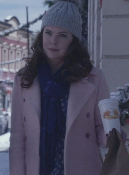Lauren Graham Gilmore Girls Pink Coat