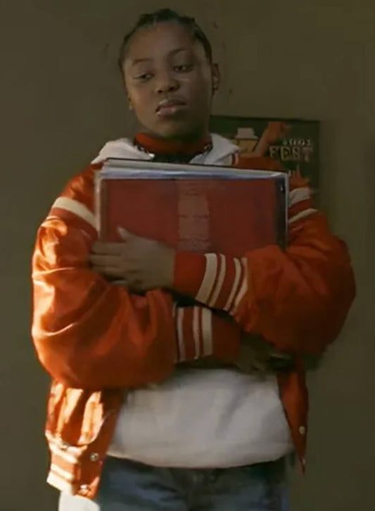 Laverne Thomas Power Book III Raising Kanan Orange Jacket