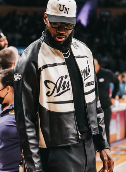 LeBron James Aimé Leon Dore Leather Jacket